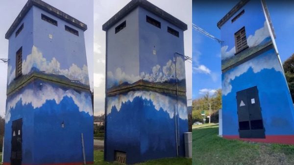 Vergiate murales cabina lago