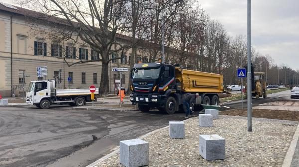 Novara lavori stradali traffico