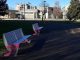 magenta panchine parchi rosso