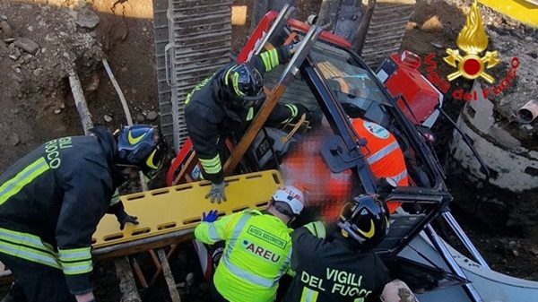 nerviano incidenti lavoro operaio