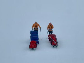 Ragazzi spedizione polo Islanda