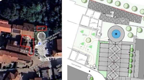 Vizzola piazza belvedere lavori