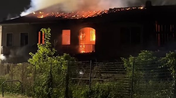 parabiago incendio casolare vigilidelfuoco