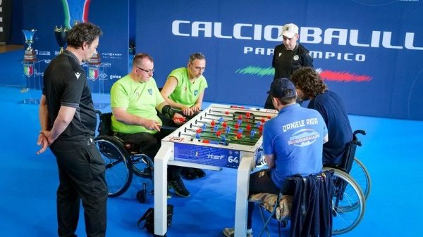 Besozzo calcio balilla disabili