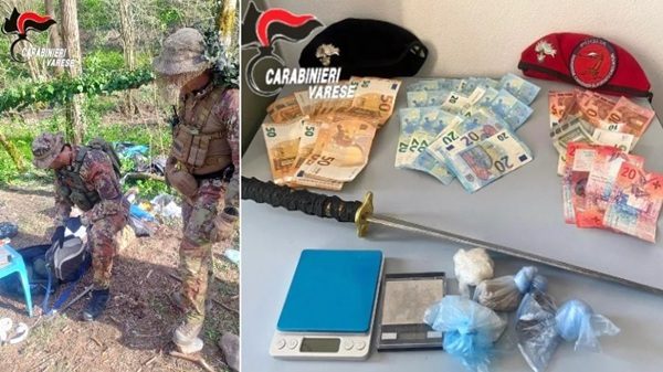 castiglione spaccio parco pineta arresti