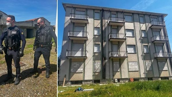 ferno sgomberato condominio stazione