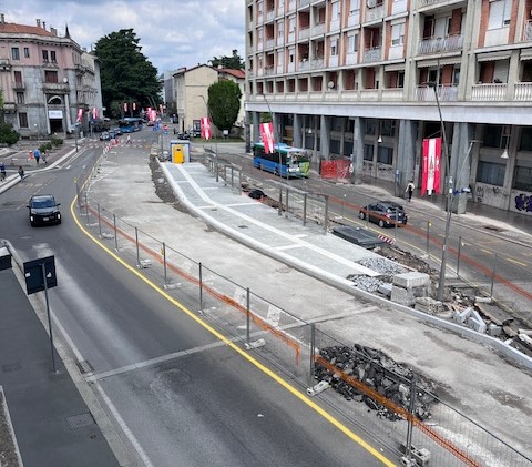 Legnano largo Tosi cantiere