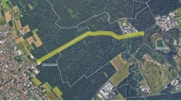 rescaldina gerenzano parco boschi strada