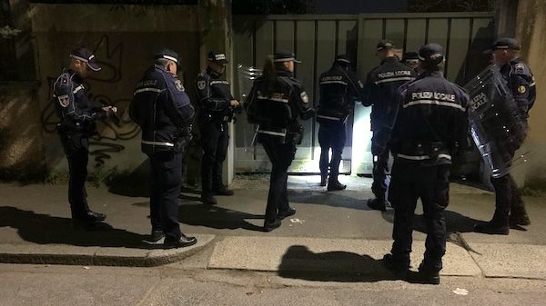 gallarate sgombero polizia locale