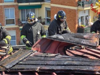 incendio condominio gallarate