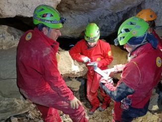 soccorso alpino comunicazioni grotta