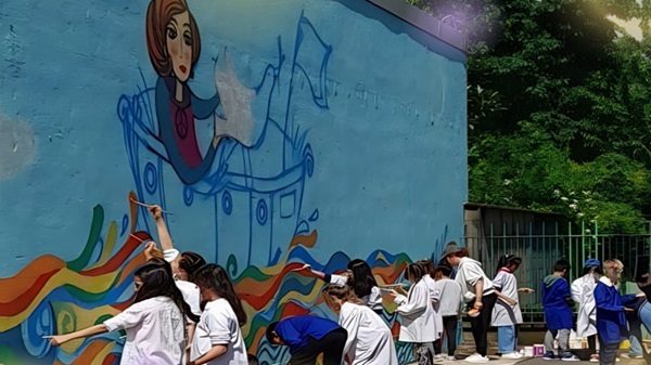 canegrate scuola murale anpi