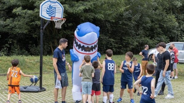 Albizzate Sharkfest basket beneficenza