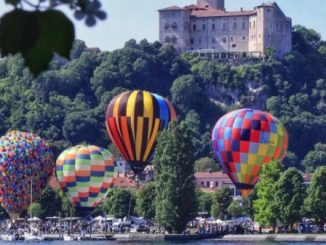 Angera eventi primavera mongolfiere