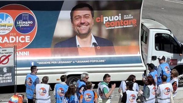 legnano elezioni camion vela radice