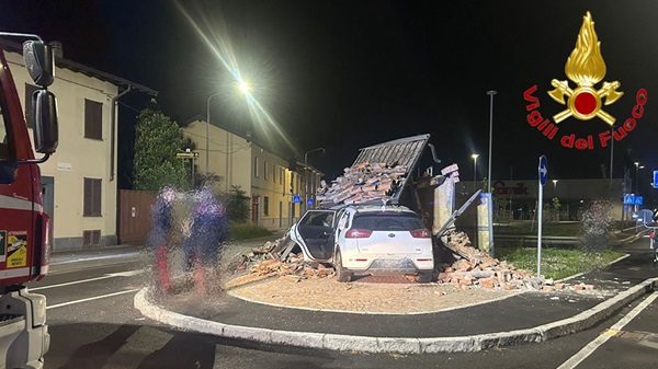cuggiono incidente cappella distrutta
