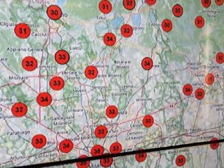 Lombardia caldo meteo temperature