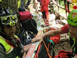 cade cascate ferrera soccorsa