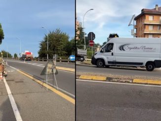 Gallarate lavori ponte Mornera