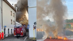 castronno incendio capannone