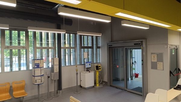 Ferno Poste riaperte lavori