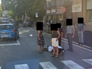 Gallarate donna investita strisce