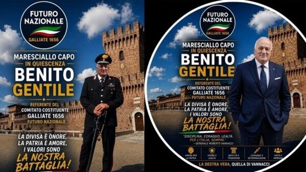 Galliate Vannacci divisa carabinieri