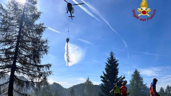 Piemonte emergenza incendi boschivi