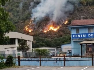 Premosello incendi rischio salute Colloro
