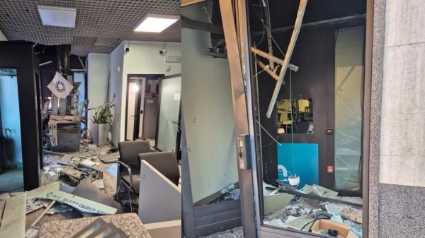 Samarate bancomat banca assalto