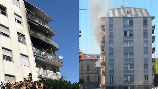 busto arsizio incendio appartamento 3