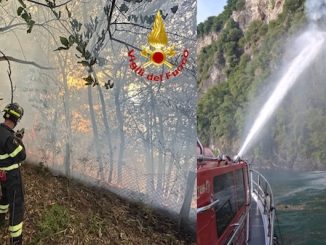 leggiuno incendio boschi
