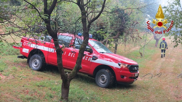 leggiuno incendio bosco