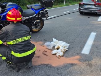 lonate pozzolo incidente moto