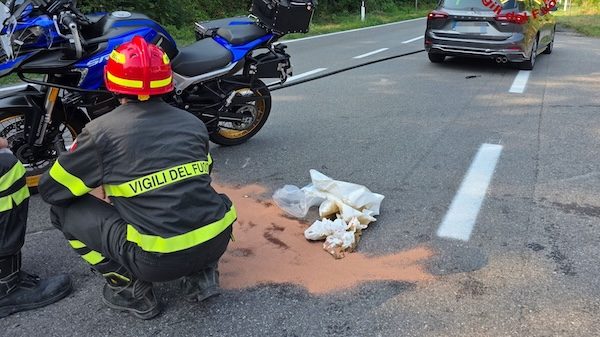 lonate pozzolo incidente moto