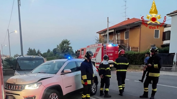 samarate incidente via torino