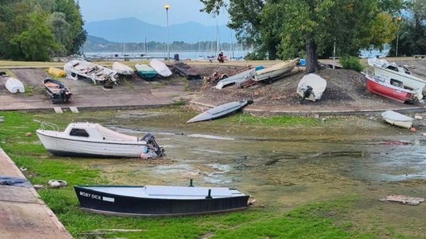 Lago maggiore siccità livello