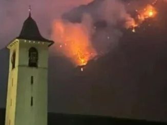 Pallanzeno incendio soccorsi preghiere