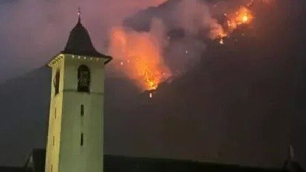 Pallanzeno incendio soccorsi preghiere