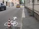 corsia ciclabile corso Garibaldi Legnano