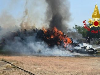incendio azienda agricola bardello