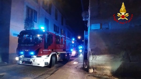 Busto Arsizio incendio cucina