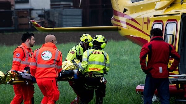 Cantù incidente moto ELISOCCORSO