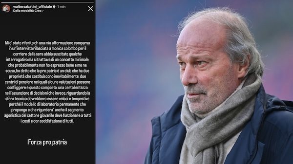 sabatini propatria chiarimento