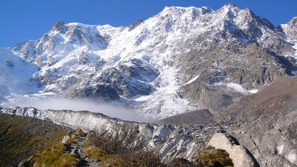 Macugnaga sopralluogo scienziati ghiacciaio