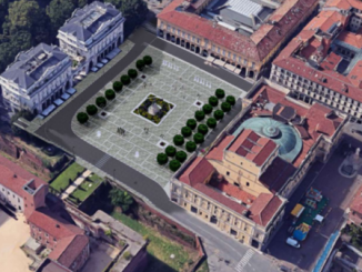Novara piazza Martiri Iacopino