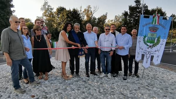 sumirago inaugurata rotatoria beccegato
