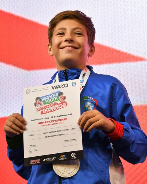 rescaldina kickboxing campionato wako leonardo zamberlan