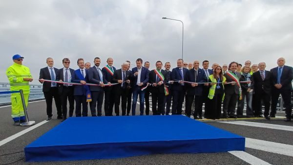 Novara tangenziale inaugurazione Salvini