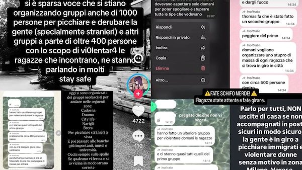aggressioni studenti messaggi fake